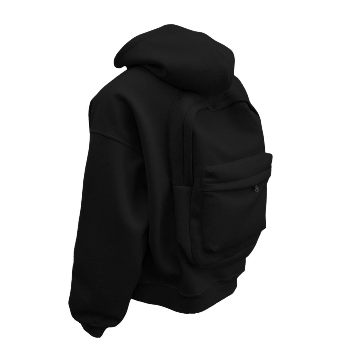 Unisex Hoodie With Practical Pockets Street Wave Cozy Comfort For Everyday Wearers