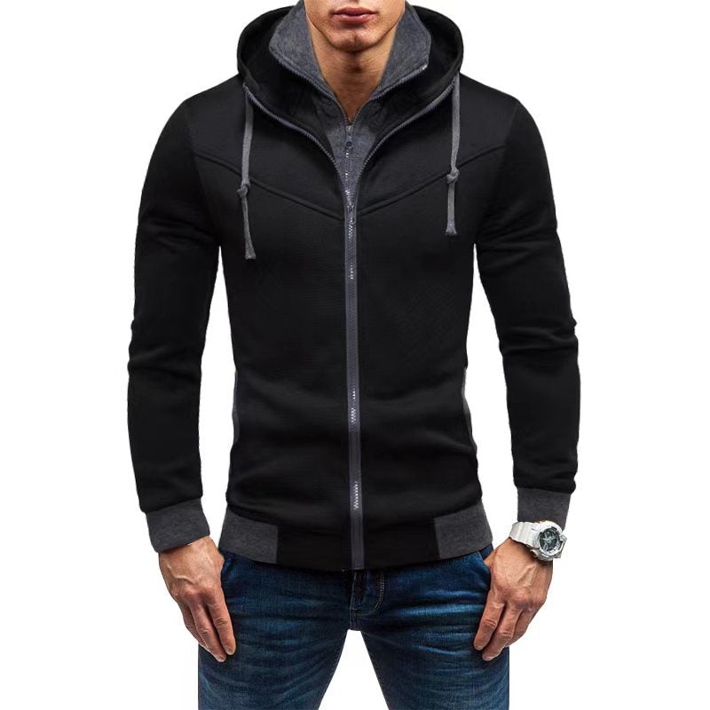 Street-Wave Mens Fleece Hoodie With Stylish Design And Practical Pockets For Active Men