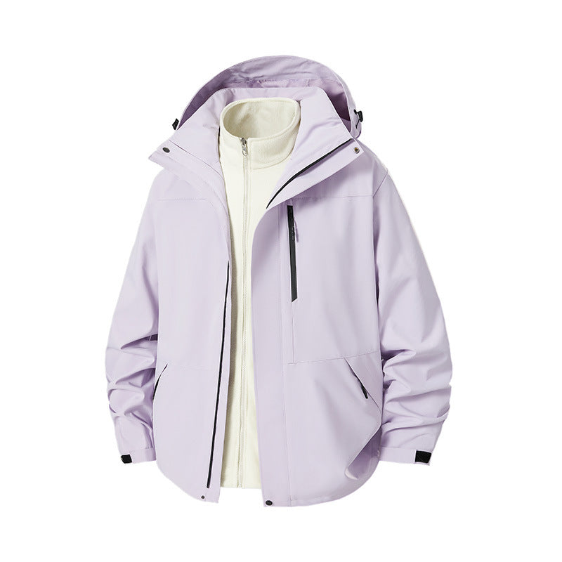 Street-Wave Weatherproof Women's All-Weather Jacket With Insulating Inner Layer And Hood