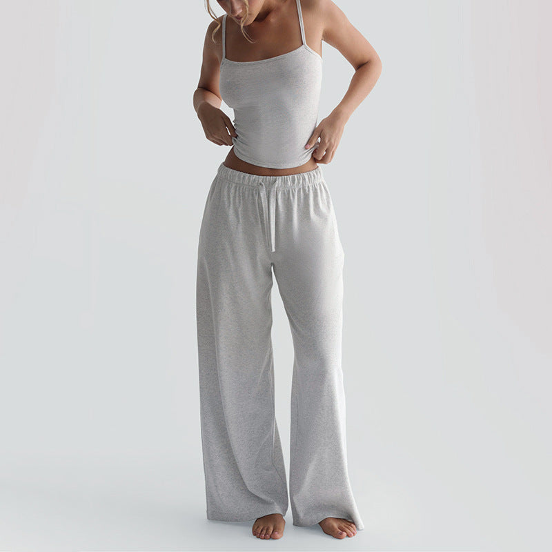 Streetwave Women Lounge Set With Relaxed Fit Top And Pants Soft Breathable Comfort For Home