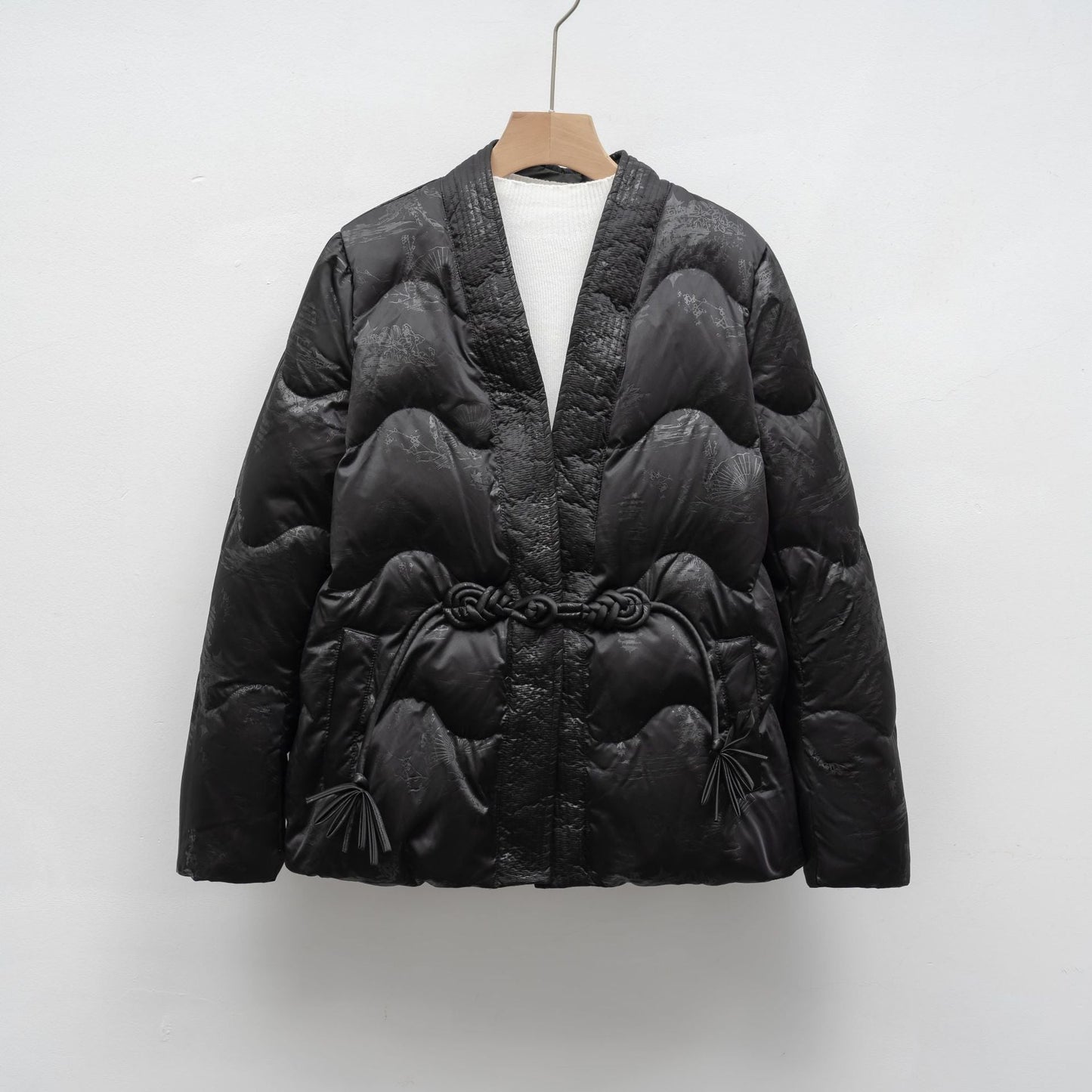 Street-Wave Women Padded Quilted Coat With Waist Cinch For Elegant Warmth And Style