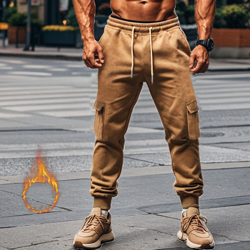 Street-Wave Mens Cargo Joggers With Elastic Waist And Utility Pockets All Day Comfort