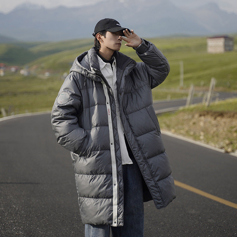 Street-wave Men's Ultralight Down Jacket With Removable Inner Liner for Cold Weather Comfort