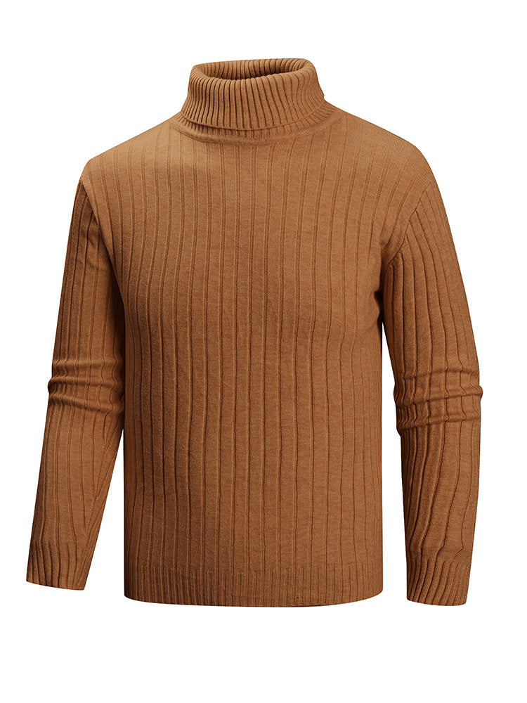 Mens Turtleneck Sweater by Street Wave Premium Fine Knit Soft Cotton Blend Cozy for Cool Weather