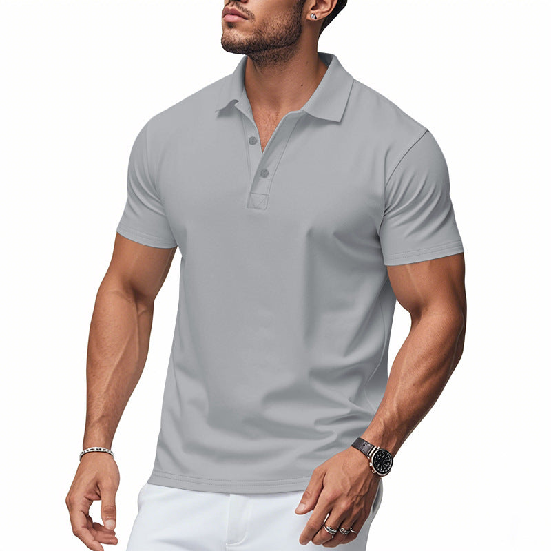 Street-Wave Mens Polo Shirt Quick Dry Fabric With Elegant Fit For Active Everyday Wear