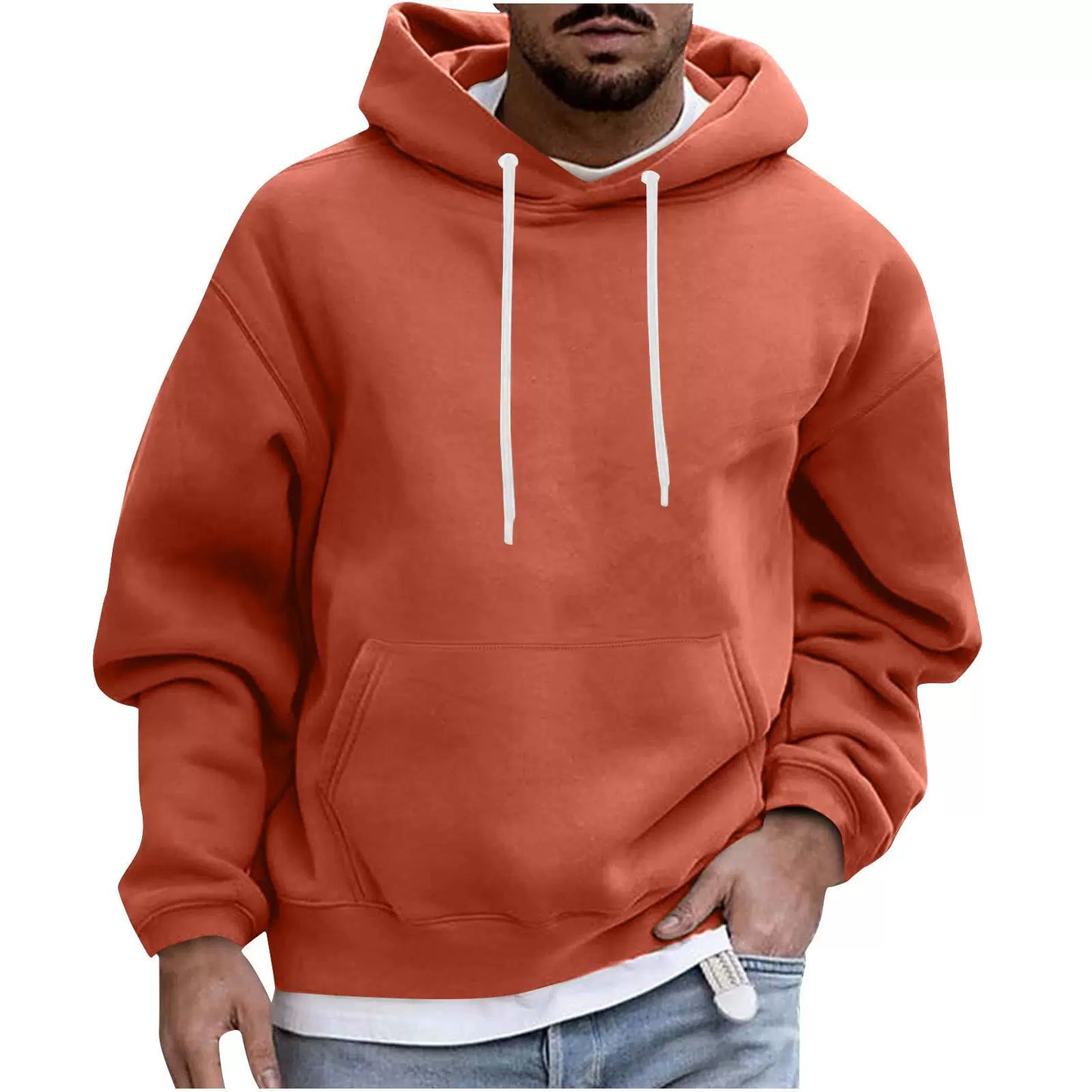 StreetWave Nordisk Flair Men's Fleece Hoodie Loose Fit