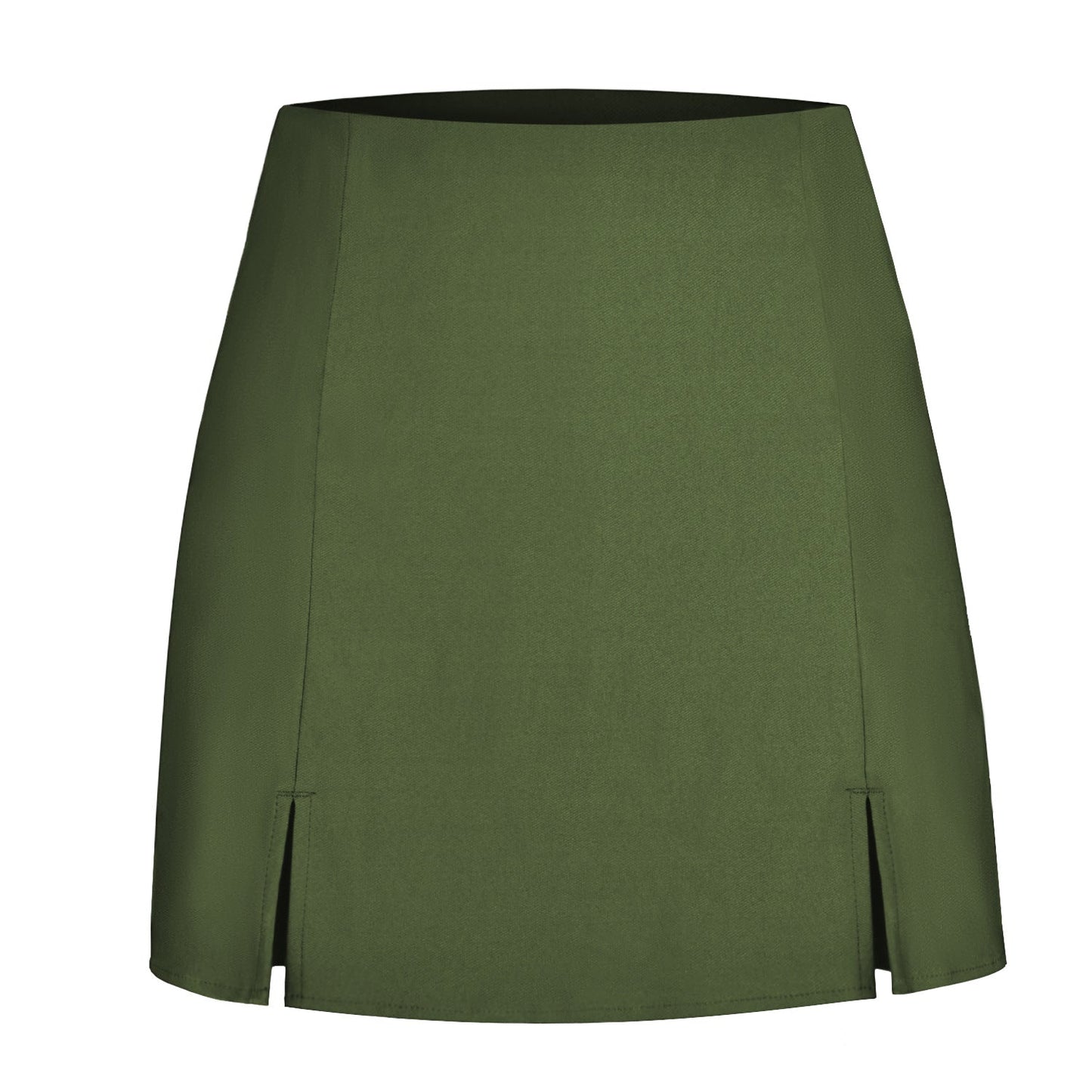 Street-Wave Women Designer Mini Skirt With Side Slits For Elegant Comfort And Effortless Style