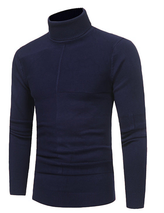 Streetwave Men's Premium Soft Knit Turtleneck Sweater For Warm Comfort And Style