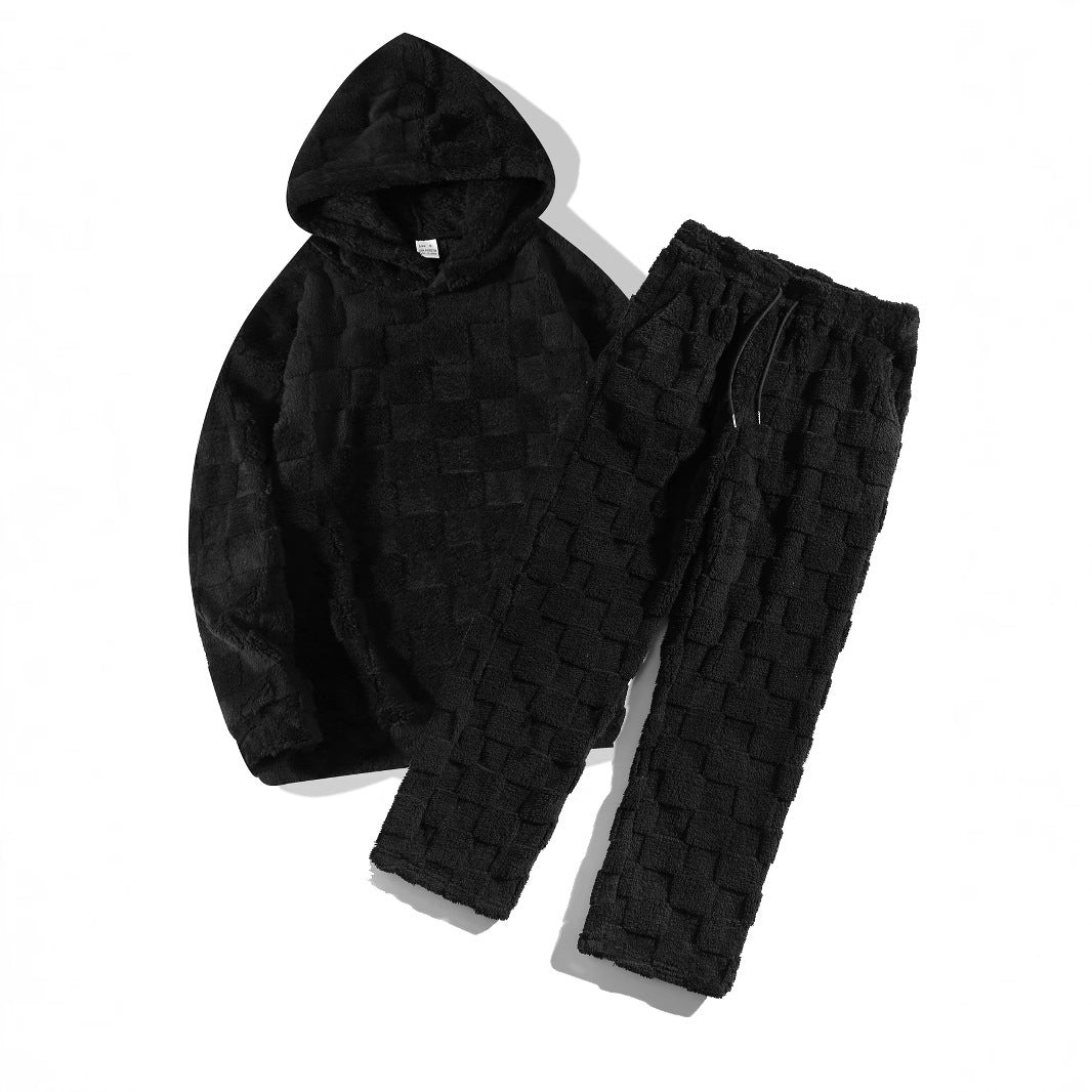 Street Wave Women Cozy Hoodie And Jogger Set With Plush Soft Fabric And All Day Comfort