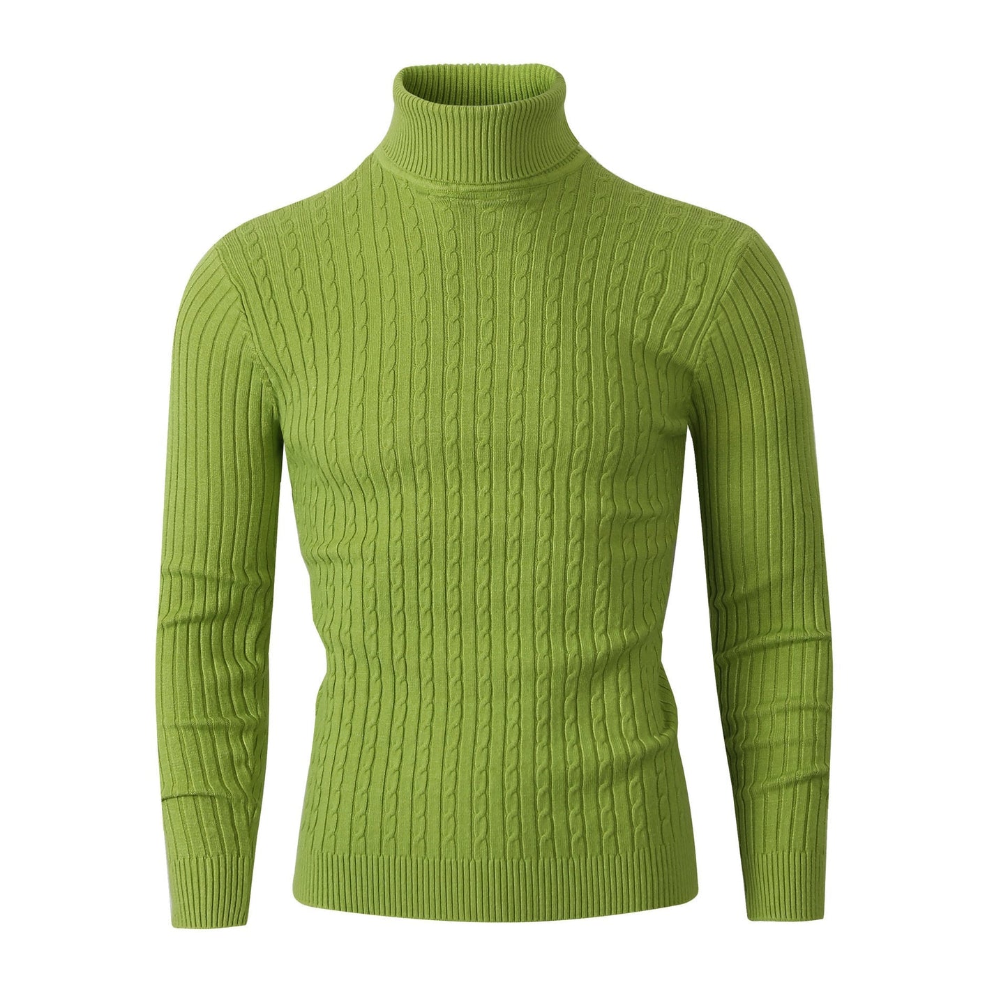 Street Wave Womens Turtleneck Knit Sweater With Ribbed Pattern Cozy Warmth For Women