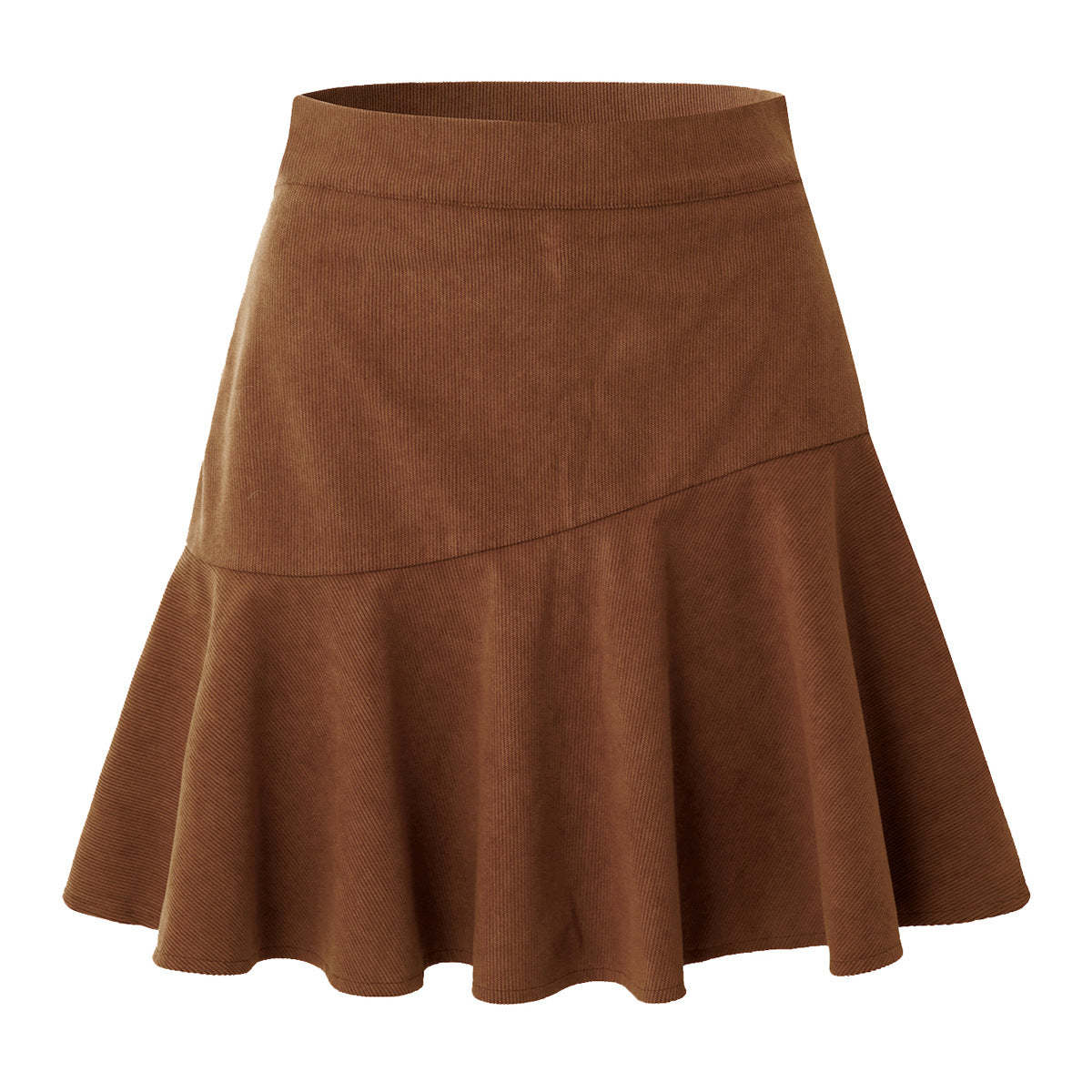 Street-Wave Corduroy Cotton A Line Skirt For Women Flared Fit Everyday Casual Chic Essentials