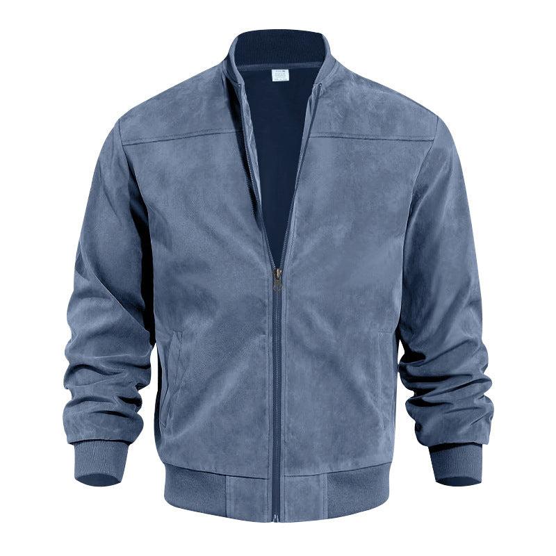 Street Wave Mens Quilted Jacket With Structured Design And Ribbed Cuffs For Everyday Warmth