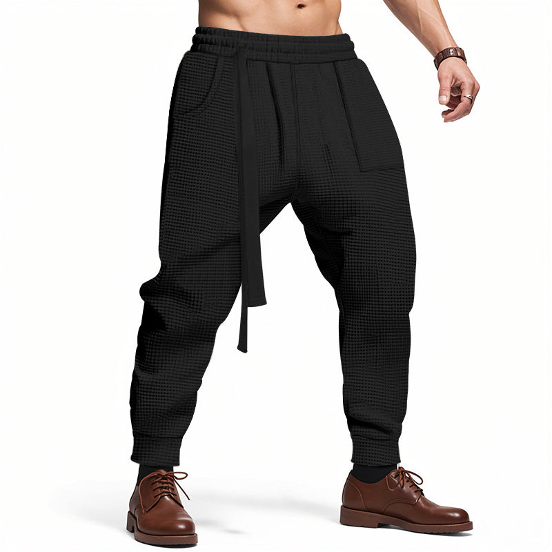 Men's Casual Joggers Streetwave Elastic Waistband With Practical Pockets All Day Comfort