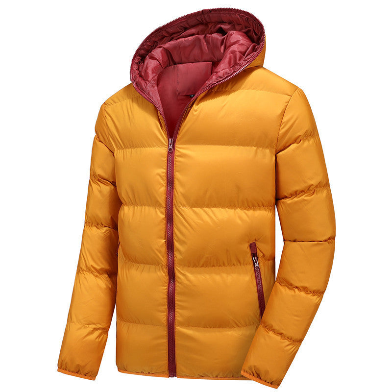 Street-wave Mens Insulated Winter Jacket Warm Puffer Coat For Urban Style And Comfort