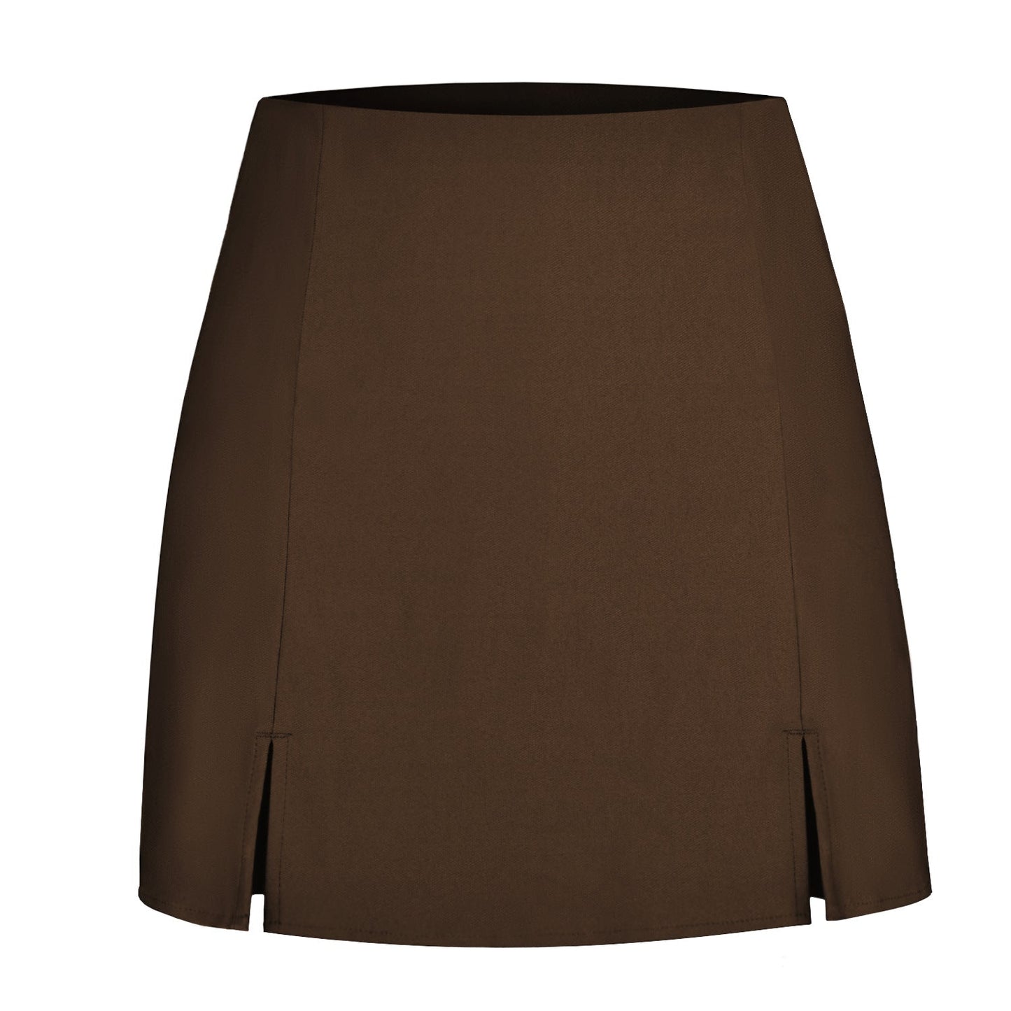 Street-Wave Women Designer Mini Skirt With Side Slits For Elegant Comfort And Effortless Style