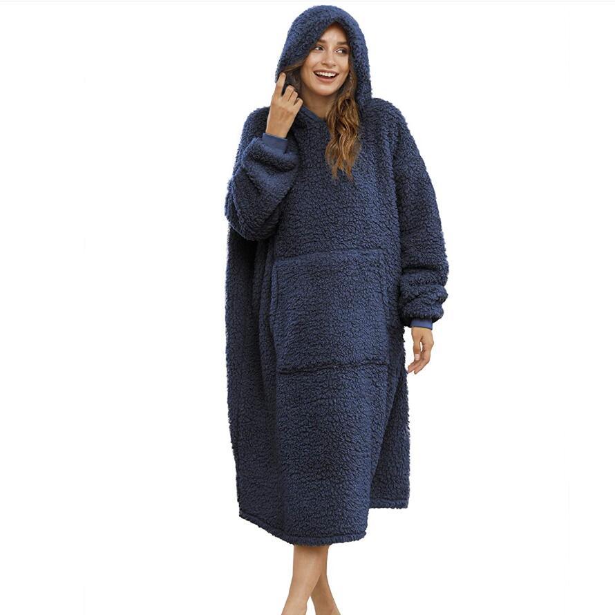 Streetwave Men Fleece Bathrobe Cozy Plush With Hood And Pockets For Home Relaxation And Warmth