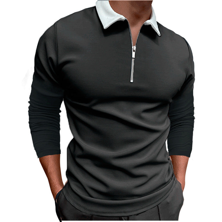 Mens Quarter Zip Pullover With Breathable Cotton Blend For Active Men Streetwave