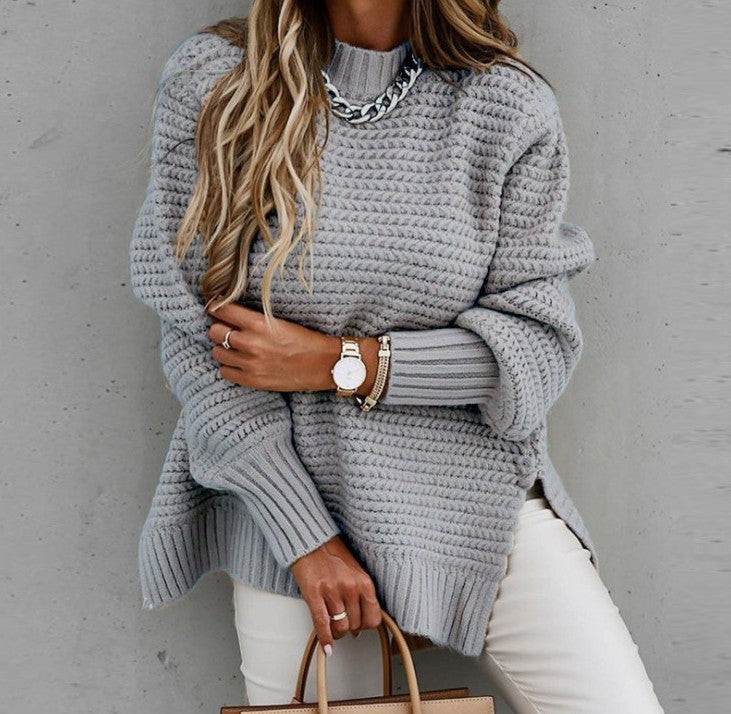 Womens Oversized Knit Sweater With Structured Knit By Street Wave For Women Cozy Chic