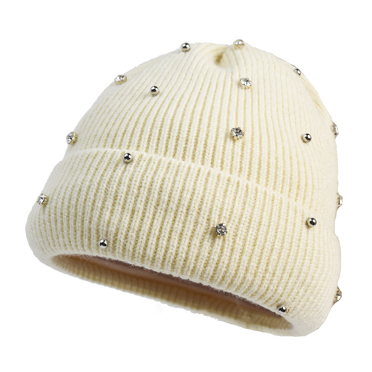 Women's Cozy Beanie with Subtle Shine and Soft Texture