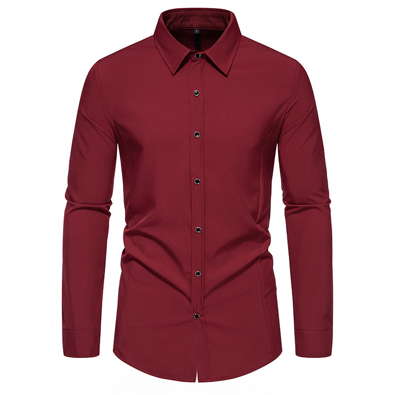 Street-Wave Men's Dress Shirt With Elegant Fit And Premium Fabric For Smart Casual Style