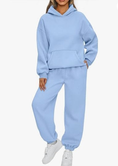 Street-Wave Women Sweatshirt And Jogger Set Breathable Comfort For Casual Athleisure Wear