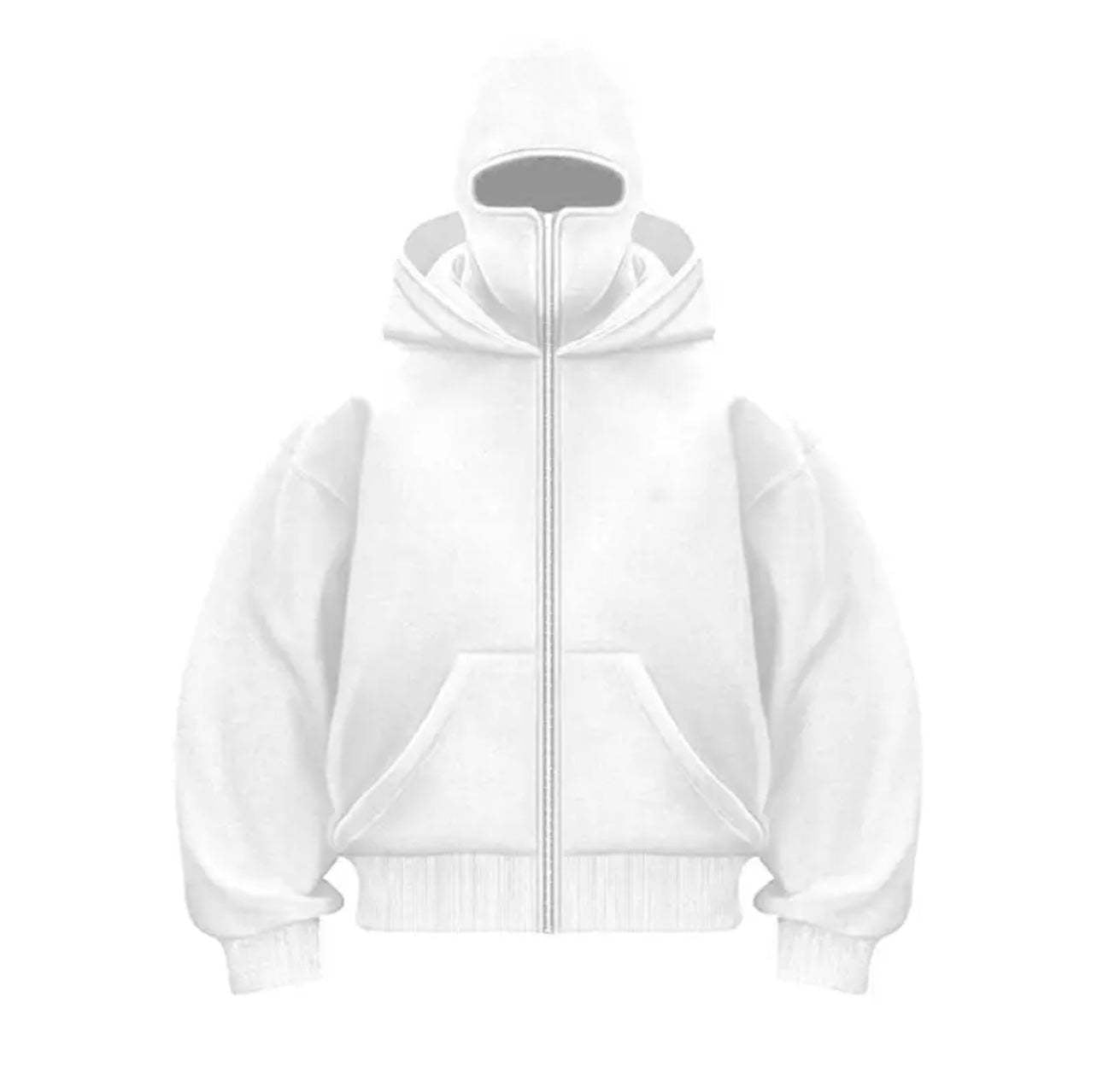Street-wave Women's Trendy Hooded Jacket With High Collar For Warm Comfort And Style