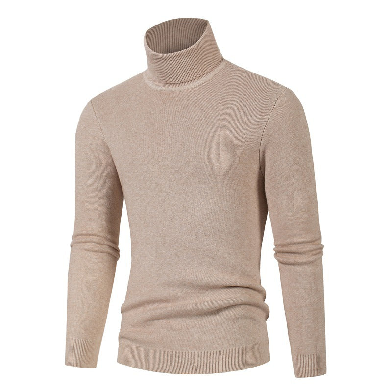 Streetwave Mens Soft Turtleneck Sweater Warm Knit For Comfortable Style Everyday Wear