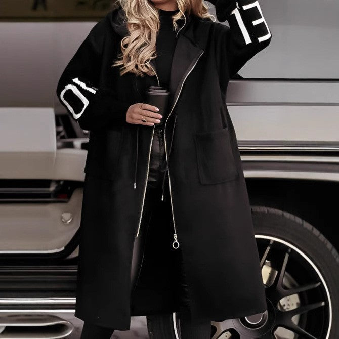 Oversized Hoodie Coat For Women By Streetwave With Zip