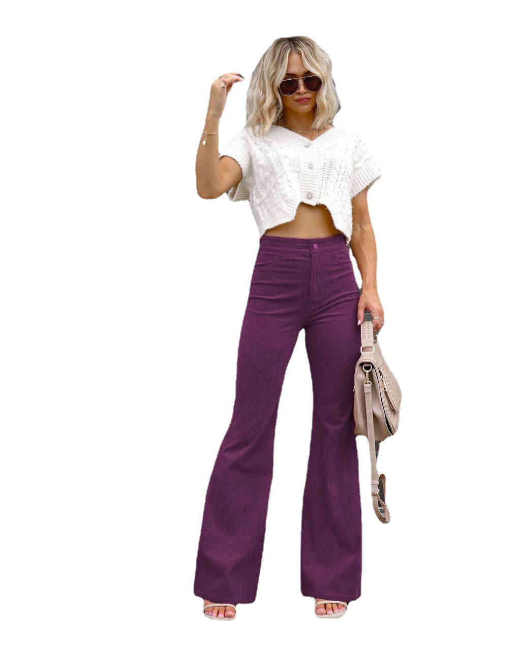 Street Wave High Waist Flared Jeans For Women Retro Chic Comfort And Flattering Fit