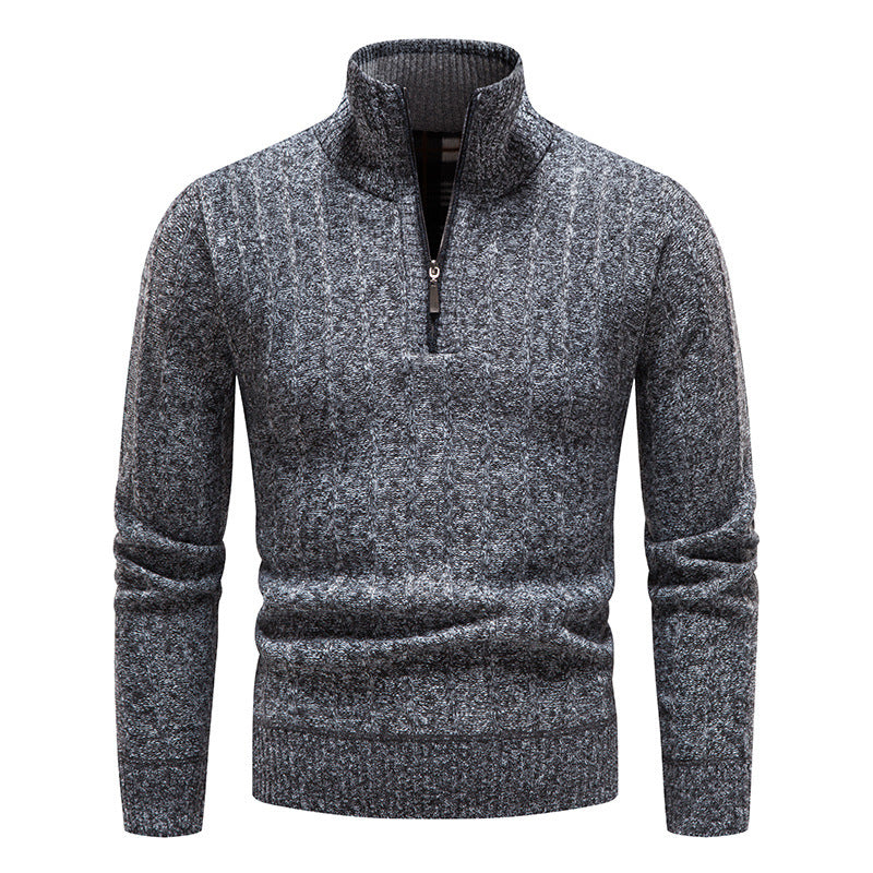 Street-Wave For Men Half Zip Knit Pullover With Modern Comfort And Versatile Style Everyday
