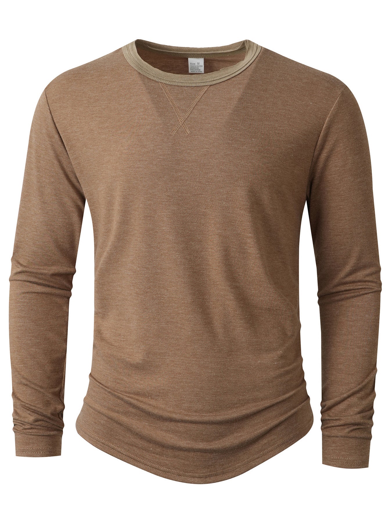 Streetwave Men's Athletic Long Sleeve Shirt Breathable Performance Top For Active Men