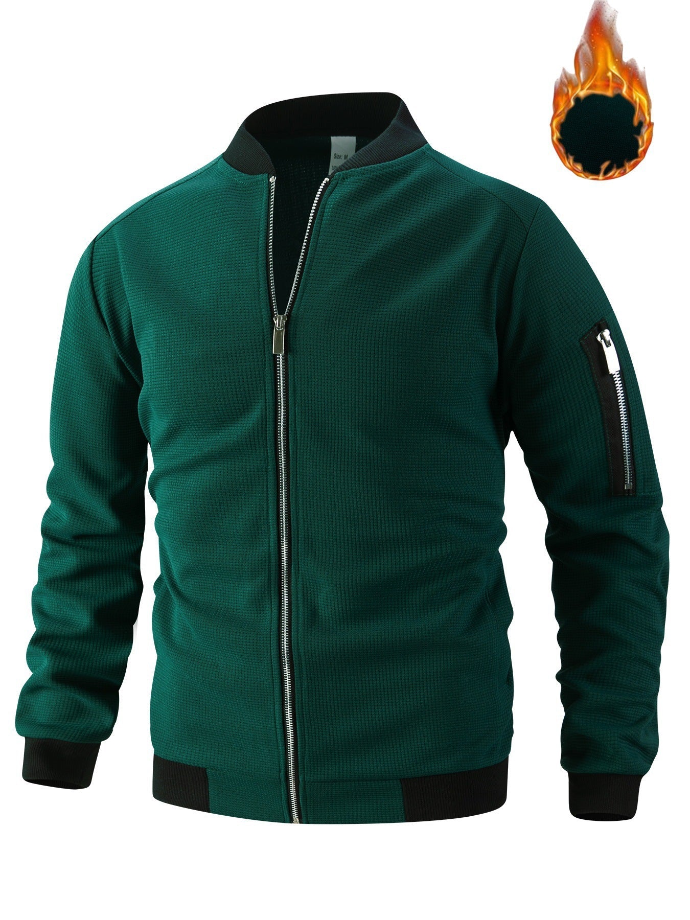 Street-wave Men's Sporty Bomber Jacket Breathable Lightweight Streetwear For Active Men
