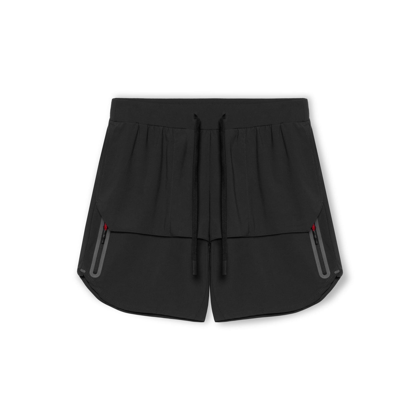 Men's Training Shorts Breathable Lightweight Fabric with Zipper Pockets Relaxed Fit for Training and Leisure