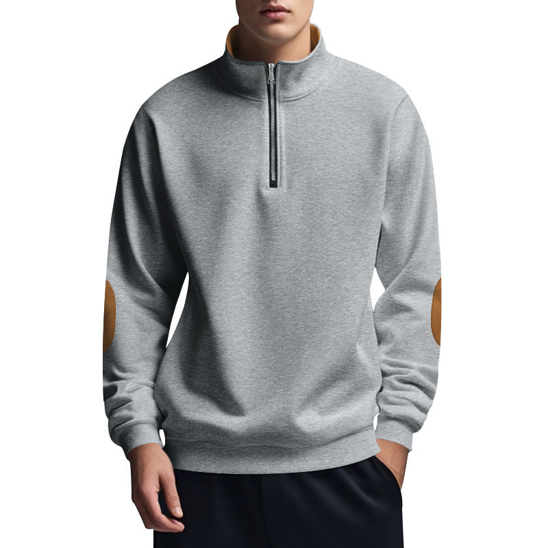 Street Wave Mens Zip Neck Pullover For Active Men Performance Comfort And Style Versatile