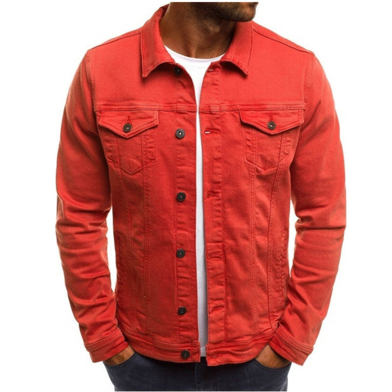 Streetwave Mens Denim Jacket Modern Design With Practical Chest Pockets For Men Everyday Style