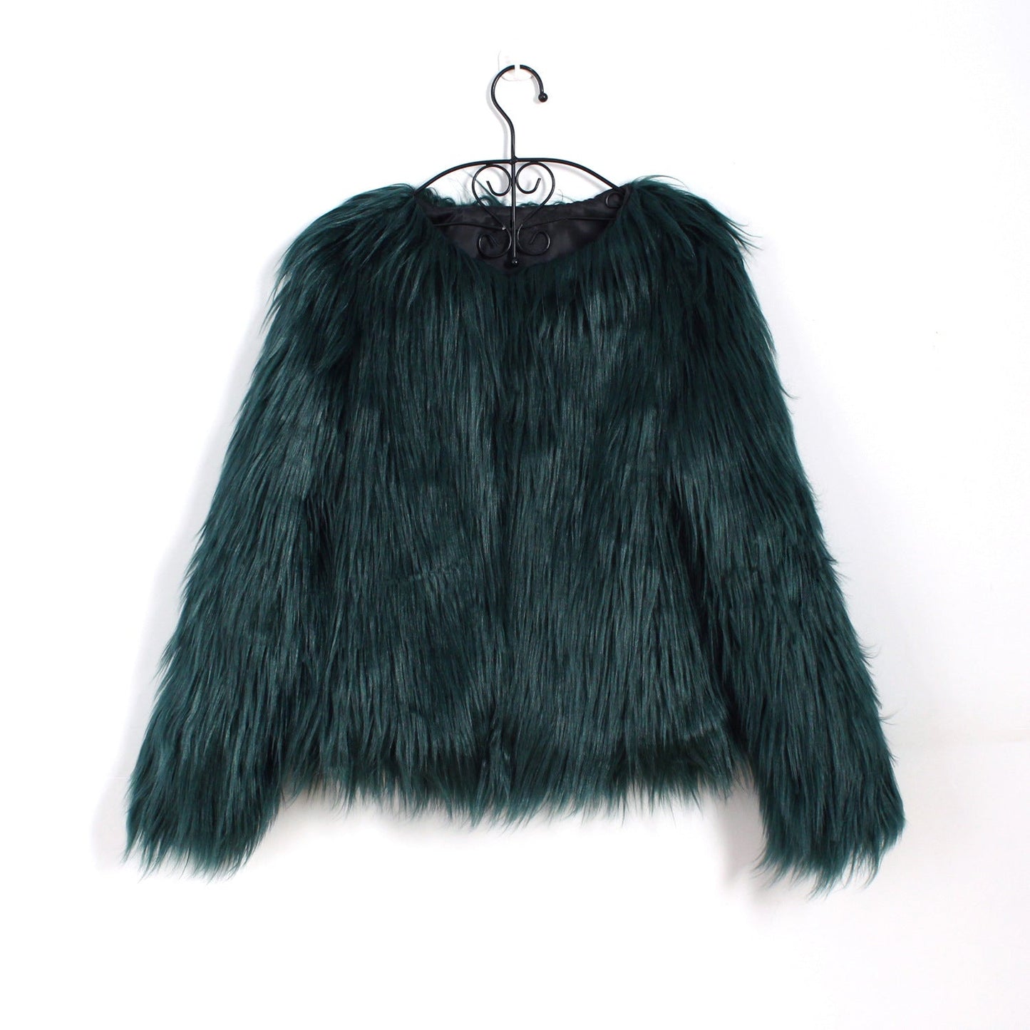 Street-wave Women's Cozy Faux Fur Jacket Fluffy Plush Warmth For Trendy Cold Weather Looks