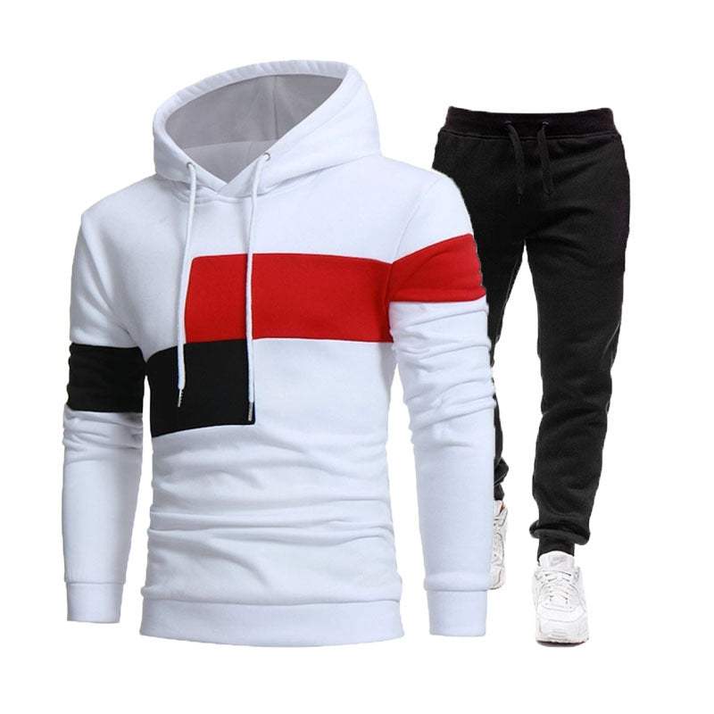 Street-Wave Mens Hoodie And Jogger Set For All Day Comfort And Urban Style Versatile Athleisure Wear