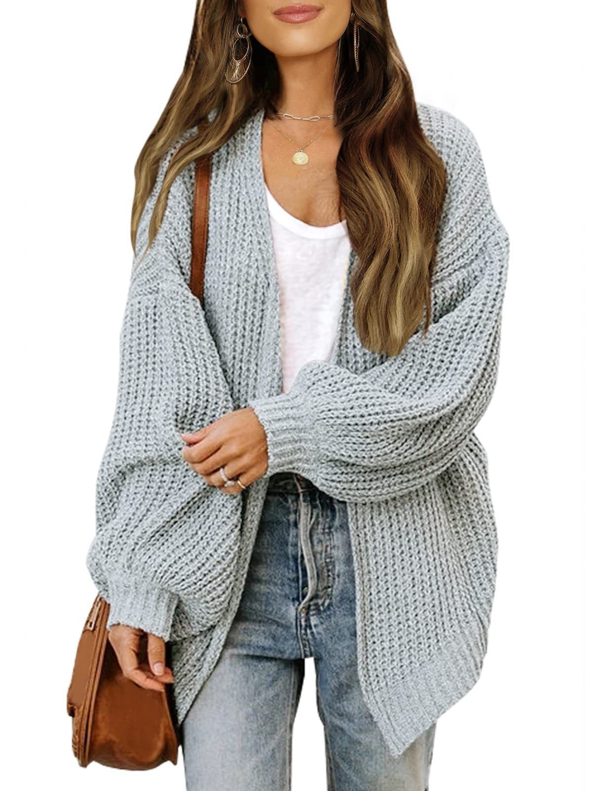 Street-wave Women's Loose-Fit Knit Cardigan Cozy Casual Essential for Women Versatile Everyday Wear
