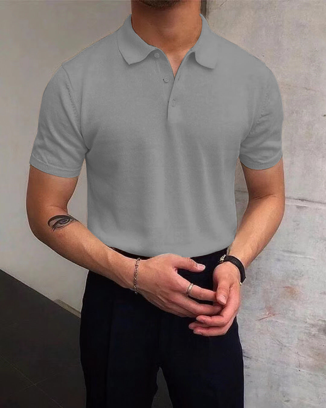 Breathable Cotton Polo Shirt For Men By Street-wave With Elegant Collar For Everyday Comfort