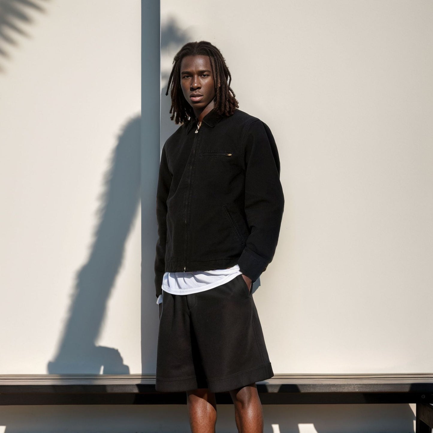 Men's Casual Transitional Jacket With Practical Pockets Street-Wave Versatile Everyday Style