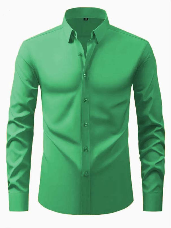 Men's Long Sleeve Shirt With Innovative Cut And Modern Design Street-wave For Modern Men