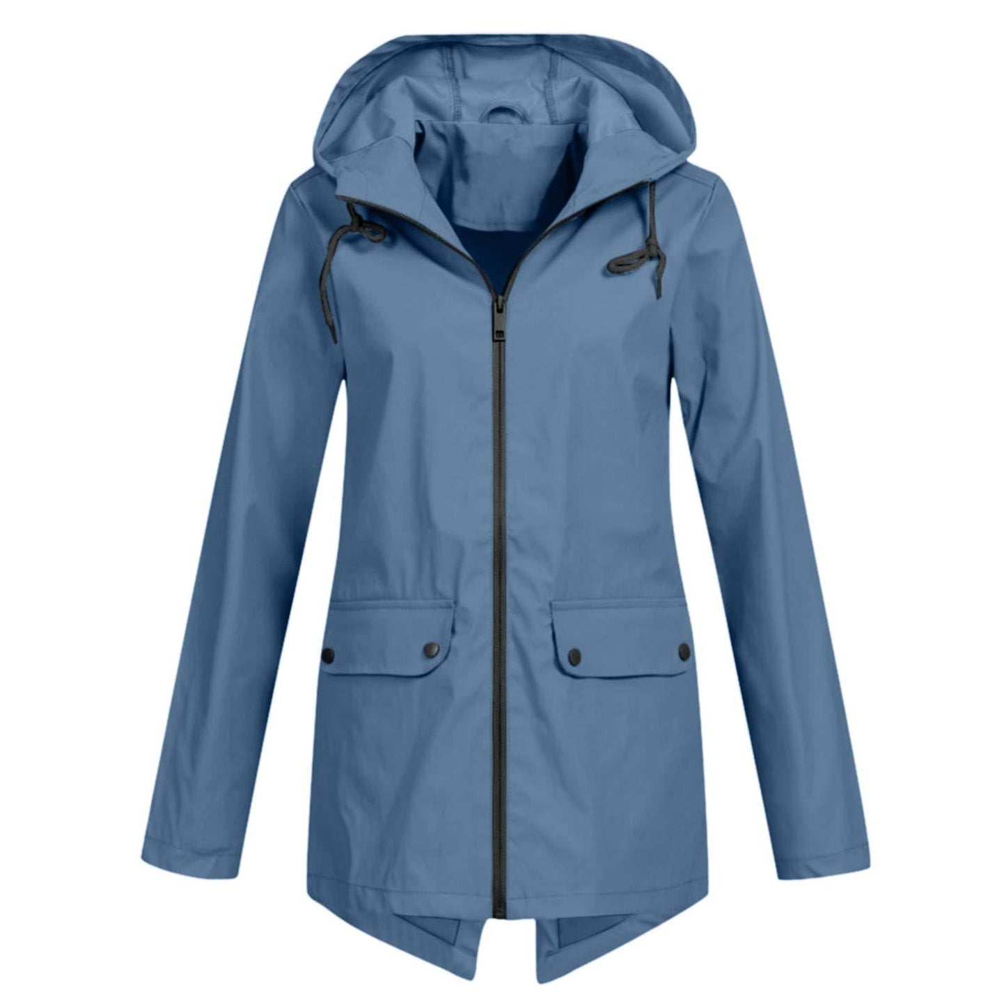 Street-wave Women's Water Repellent Transitional Jacket With Adjustable Hood And Practical Pockets