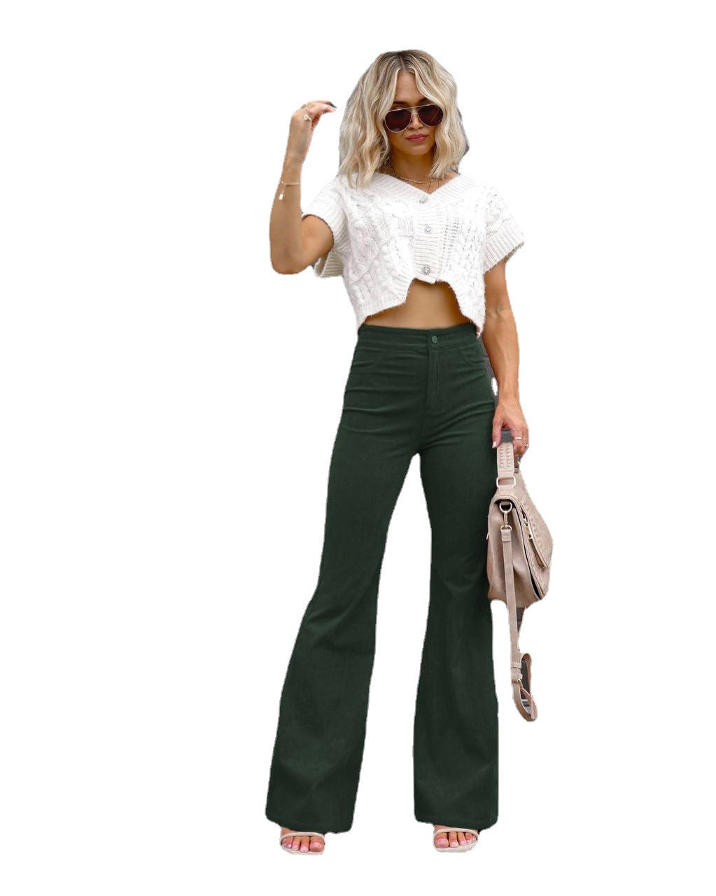 Street Wave High Waist Flared Jeans For Women Retro Chic Comfort And Flattering Fit