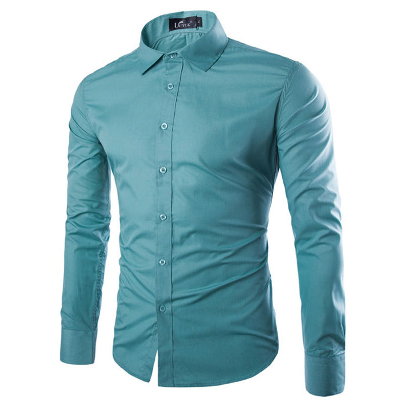 Streetwave Mens Elegant Long Sleeve Dress Shirt For Daily And Formal Wear With Smart Comfort