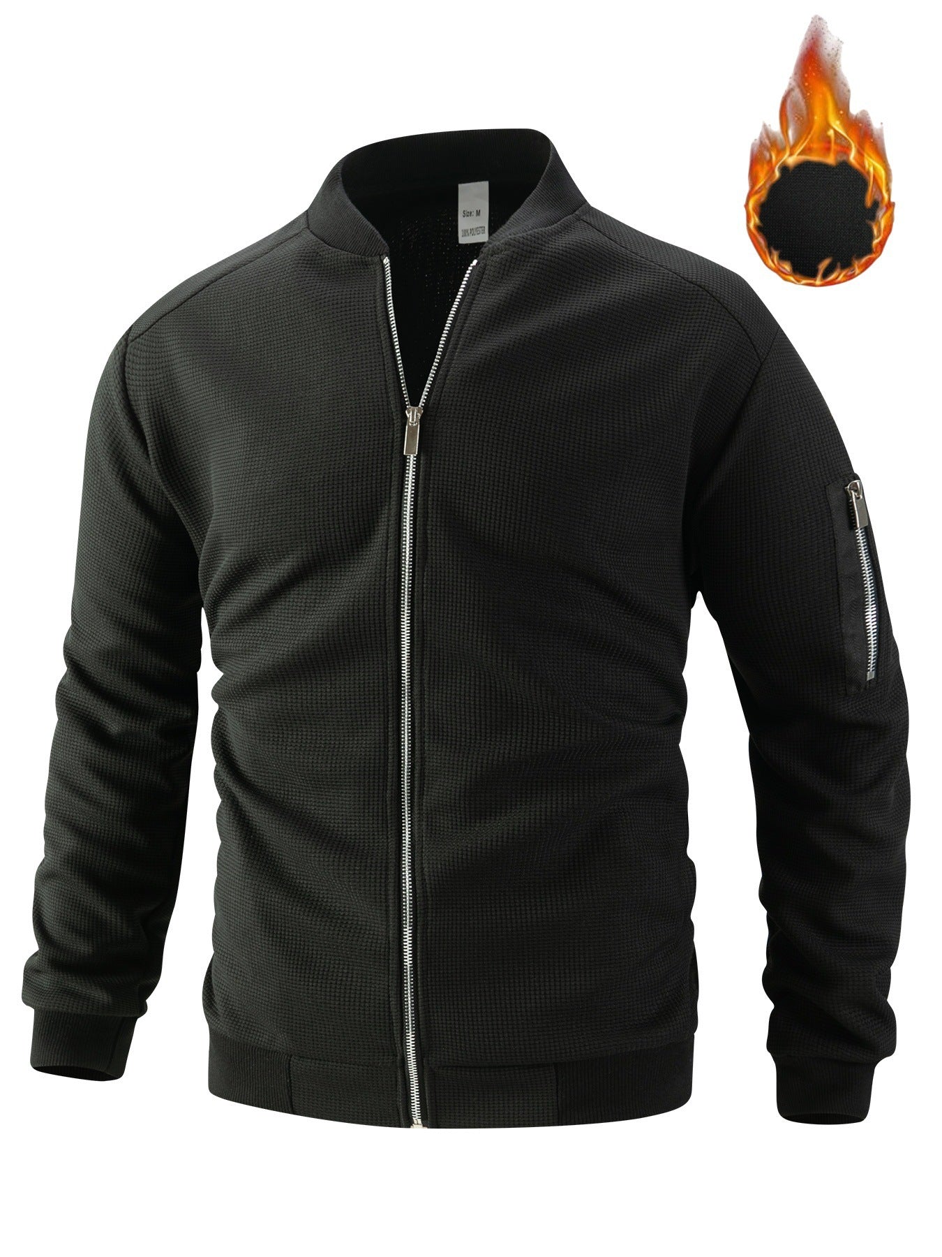 Street-wave Men's Sporty Bomber Jacket Breathable Lightweight Streetwear For Active Men
