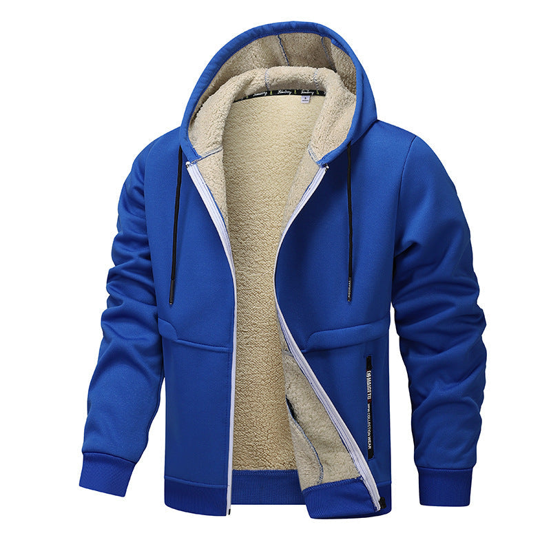 Streetwave Men Fleece Jacket With High Warmth Insulation And Sherpa Lining For Cold Weather
