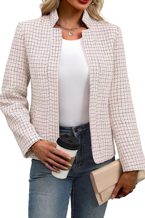 Streetwave Womens Fashion Blazer Elegant Tailored Jacket For Office And Evening Wear