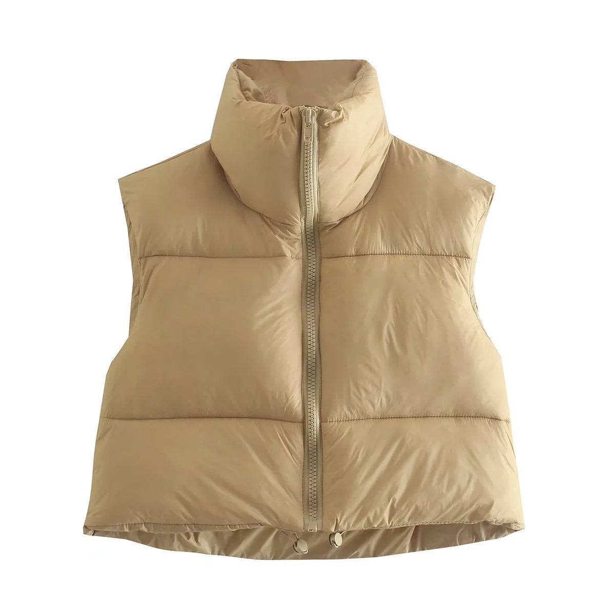 Street-wave Womens Puffer Vest With High Collar Lightweight Warmth For Women All Season