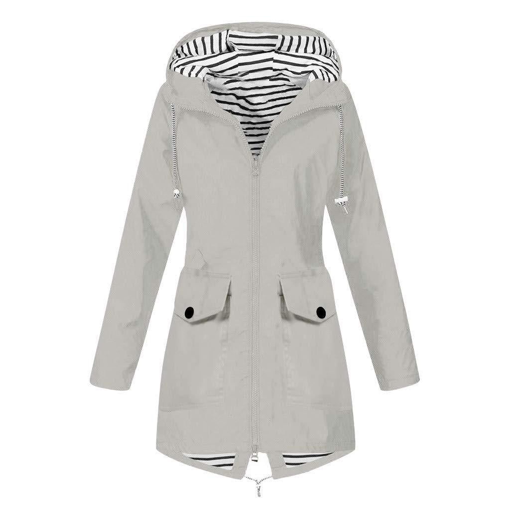Street-wave Women's Weatherproof Jacket With Adjustable Hood And Practical Pockets