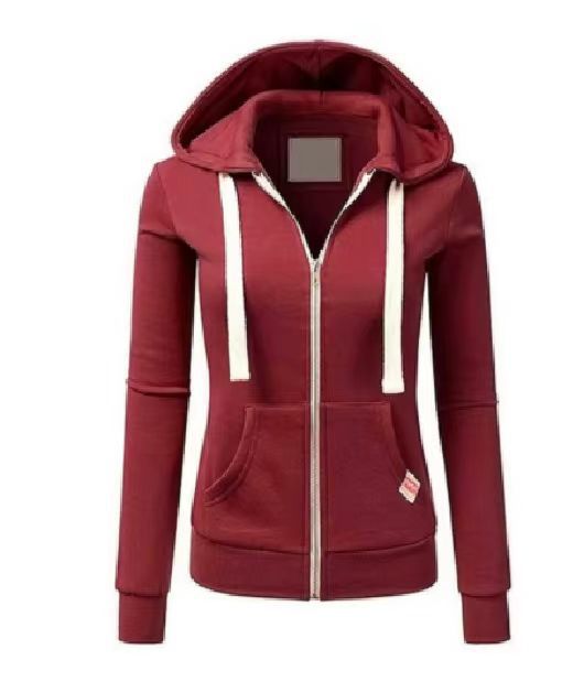Street-wave Womens Athletic Zip Hoodie With Pockets For Active Comfort And Style